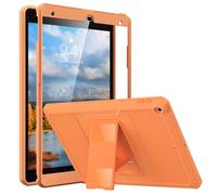 MoKo for iPad 10.2 Inch Case for iPad 9th Generation 2021/ iPad 8th Generation 2020/iPad 7th Generation 2019,[Heavy Duty] Shockproof Full Body Protective Cover with Built-in Screen Protector, Orange