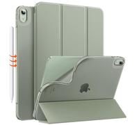 MoKo for iPad Air 11 Inch Case 7th/6th Generation M3/M2 2025/2024, iPad Air 5th/4th Gen 10.9" 2022/2020, Translucent Frosted Soft TPU Back Cover, Slim Protective Cover,Auto Wake/Sleep,Sage Green