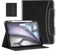 Case for iPad Air 11 Inch M2 2024/ iPad Air 5th/4th Gen 2022/2020 & iPad Pro 11 Inch 2022/2021/2020/2018 with Pencil Holder, Premium Leather Folio