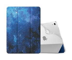 MoKo for iPad Air 11 Inch Case M4/M3/M2 2026/2025/2024, iPad Air 5th/4th Generation 10.9" 2022/2020, Translucent Frosted Soft TPU Back Cover, Slim Protective Cover,Auto Wake/Sleep,Blue Starry Sky