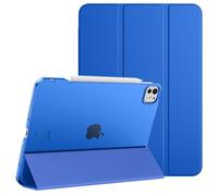MoKo for iPad Pro 13 Inch Case M4 2024 (7th Gen), Ultra Slim Stand Case with Hard PC Translucent Back Shell Cover for iPad Pro 2024 Model (A2925/ A2926/A3007), Support Apple Pencil Pro, Klein Blue