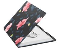 MoKo for Remarkable 2 Case, Lightweight and Hard Back Shell Protective Case with Built-in Pen Holder, Smart Tablet Cover Folio for Remarkable 2 Tablet 10.3" 2020 Release, Black & Pink
