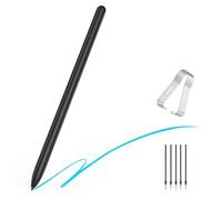 MoKo Galaxy Tab S9 FE S Pen for Samsung Galaxy Tab S10/S9/S8/S7/S6 Lite S Pen Replacement + Free 5 Tips, Black