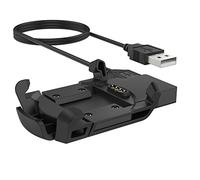 MoKo Garmin Fenix 3 HR Charger, Cradle Charger Station Charging Station for Garmin Fenix 3 HR/Fenix 3/Quatix 3 Smart Watch, with Micro USB Cable, Black