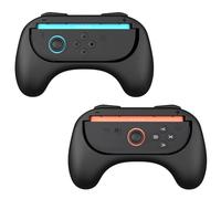 MoKo Grips for Nintendo Switch 2 Joy-Con, Ergonomic Joycon Grip for Switch 2 Joy Cons Controller, Anti-slip, 2 Pack (Black)