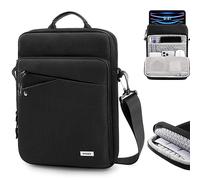 Moko iPad Sleeve Tablet Bag, 360° Protective Travel Carrying Case with Shoulder Strap for 13 inch iPad Air M4, iPad Pro M5, MacBook Neo (A18 Pro), Galaxy Tab A9+/A11Plus 11", Black