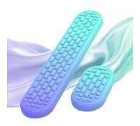 MoKo Keyboard Wrist Rest, Ergonomic Wrist Rest for Computer Keyboard and Mouse with Soft Memory Foam, Keyboard Wrist Support for Typing Pain Relief, Ideal for Office Work Gaming, Gradient Purple Green