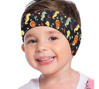 Moko Kids Swim Headbands - Seahorse Black, Size M, Age 3-9