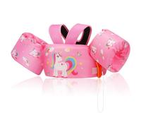 MoKo Kids Swimming Vest with Arm Bands | Adjustable Toddler Pool Floaties, Water Wing, Water Sports Learning Swim Training Equipment