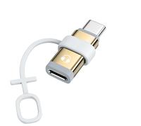 MoKo Lightning to USB C Adapter Audio Only for Apple Earpods with Line Control, Not for Charging/Data Transfer, Lightning to USB C Adapter for iPhone Air 17 16 15 Pro Max Plus, iPad Pro/Air, Gold
