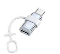MoKo Lightning to USB C Adapter Audio Support Line Control, Lightning to USB C Adapter for Headphones for iPhone 16/15 Pro Max Plus, iPad Air/Pro/Mini, Not for Charging/Data Transfer, Gray
