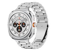 MoKo Metal Strap Compatible with Samsung Galaxy Watch Ultra Strap 47mm (2024) for Men Women, Stainless Steel Replacement Watch Band for Samsung Galaxy Watch 7 Ultra, Silver