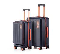 Moko Moko x Naruto Transit Set of 2 Luggage | 105L Capacity Polycarbonate Suitcases, 4 Spinner Wheels & Ergonomic Handle | Naruto Anime Design for Travel, Timeskip, Trolley