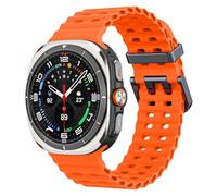 MoKo Ocean Sport Strap Compatible with Samsung Galaxy Watch Ultra 2/1 47mm | for Galaxy Watch Ultra 2026/2025/2024, Perforated & Breathable, Waterproof & Sweat-Resistant, Soft Silicone, for Men & Women