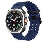 MoKo Ocean Sport Strap Compatible with Samsung Galaxy Watch Ultra 2/1 47mm | for Galaxy Watch Ultra 2026/2025/2024, Perforated & Breathable, Waterproof & Sweat-Resistant, Soft Silicone, for Men & Women