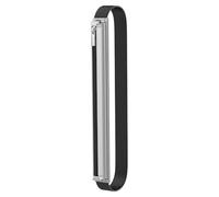 MoKo Pencil Case Fit Apple Pencil Pro, Apple Pencil (USB-C), Apple Pencil 1st/2nd Generation, Stylus Pencil Sleeve PU Leather Zipper Pouch with Elastic Band For 9.7"-12.9" Tablet, Silver