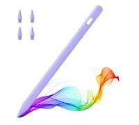 MoKo Pencil for iPad (A16) 11th 10th Gen, Stylus Pen for 2018-2025 Apple iPad 11/10/9/8/7/6/A16, Mini 7/6/5, Air M3/M2 11"/13"/5/4/3, Pro M4 13"/12.9"/11" Tilt Sensitivity, USB-C Fast Charging, Purple