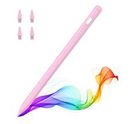 MoKo Pencil for iPad (A16) 11th 10th Gen, Stylus Pen for 2018-2025 Apple iPad 11/10/9/8/7/6/A16, Mini 7/6/5, Air M3/M2 11"/13"/5/4/3, Pro M4 13"/12.9"/11" Tilt Sensitivity, USB-C Fast Charging, Pink