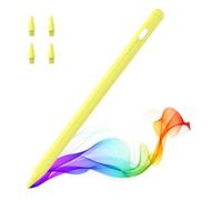 MoKo Pencil for iPad (A16) 11th 10th Gen, Stylus Pen for 2018-2026 Apple iPad 11/10/9/8/7/6/A16, Mini 7/6/5, Air M3/M2 11"/13"/5/4/3, Pro M4 13"/12.9"/11" Tilt Sensitivity, USB-C Fast Charging, Yellow
