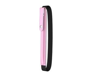 MoKo Pencil Holder for Apple Pencil Pro, Apple Pencil 1st/2nd Generation, Apple Pencil (USB-C), PU Leather iPad Pencil Sleeve Pouch with buckle & Elastic Band attach to iPad Case, Flowers Pink