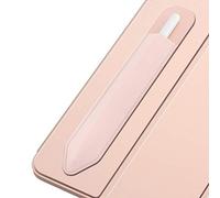 MoKo Pencil Holder Sticker Fit Apple Pencil Pro, Apple Pencil (USB-C), Apple Pencil 1st/2nd Generation, Elastic Pencil Pocket Pouch Adhesive Sleeve Attached to iPad Case for Stylus Pens,Rose Gold