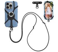 MoKo Phone Crossbody Lanyard with Adjustable Neck Strap and Phone Ring Grip