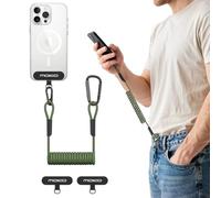 MoKo Phone Lanyard with Stretchy Tether and Carabiner