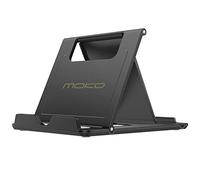 MoKo Phone/Tablet Stand, Foldable Desktop Holder for 4-11" Devices, Fit with iPhone 16/Pro/Pro Max/Plus, iPhone 15/Pro/Pro Max/Plus, iPhone 14/Pro/Pro Max/Plus, iPhone 13/Pro/Pro Max/Plus, Black