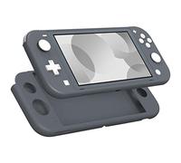 MoKo Protective Case Compatible with Nintendo Switch Lite, Soft Silicone Cover Rubber Anti-Scratch Shockproof Shell Case Accessories for Switch Lite Console and Controller - Gray