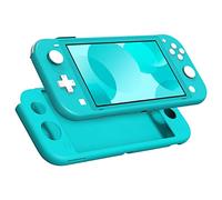 MoKo Protective Case Compatible with Nintendo Switch Lite, Soft Silicone Cover Rubber Anti-Scratch Shockproof Shell Case Accessories for Switch Lite Console and Controller - Turquoise