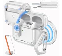 MoKo Safety Lock Case for AirPods Pro 2/1, White