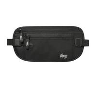 MoKo Secure Travel Money Belt, Undercover Hidden RFID Blocking Travel Wallet, Anti-Theft Passport Wallets for Men Women, Black