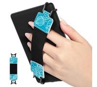 MoKo Security Hand-Strap for 6-8" eReaderFire Tablet, Kindle/Kobo/Voyaga/Lenovo/Sony Kindle E-Book Tablet, Elastic Versatile Hand Strap Lightweight Finger Grip Holder, Line Drawings