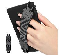 MoKo Security Hand-Strap for 6-8" Kindle eReaders Fire Tablet, Kindle/Kobo/Voyaga/Lenovo/Sony Kindle E-Book Tablet, High-elasticity Versatile Hand Strap Lightweight Finger Grip Holder, Black
