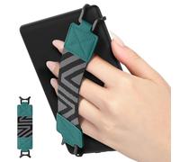 MoKo Security Hand-Strap for 6-8" Kindle eReaders Fire Tablet, Kindle/Kobo/Voyaga/Lenovo/Sony E-Book Tablet, High-elasticity Versatile Hand Strap Lightweight Finger Grip Holder, Jade Green