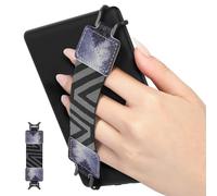 MoKo Security Hand-Strap for 6-8" Kindle eReaders Fire Tablet, Kindle/Kobo/Voyaga/Lenovo/Sony Kindle E-Book Tablet, High-elasticity Versatile Hand Strap Lightweight Finger Grip Holder, Gray Forest