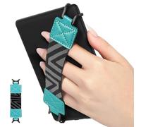 MoKo Security Hand-Strap for 6-8in Fire Tablets, Versatile Hand Strap Lightweight Finger Grip Holder, Turquoise