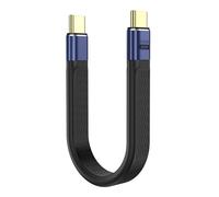 MoKo Short USB-C Cable 5 inch - 40Gbps, 240W, 8K@60Hz - USB4 Compatible with Thunderbolt 4/3 - Supports OTG, 8K Display