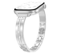 MoKo Slim Strap Compatible with Apple Watch 42/41/40/38 mm, Silver | Slim Metal Bracelet Elegant Jewellery Bracelet for Women iWatch Series 11 10 9 8 7 6 5 4 3 2 1 SE 3/2/1 Ultra 3/2/1