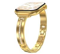 MoKo Slim Strap Compatible with Apple Watch 42/44/45/46/49 mm, Gold