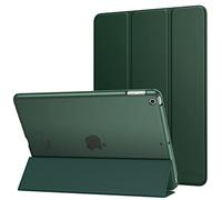 MoKo Case Fit 2018/2017 iPad 9.7 5th/6th Generation, Slim Lightweight Smart Shell Stand Cover with Translucent Frosted Back Protector Fit iPad 9.7 2018/2017, Midnight Green (Auto Wake/Sleep)