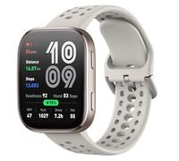 MoKo Smartwatch Band Compatible with Bip 6, Soft Silicone Strap Wear-Resistant Breathable Replacement Strap, Starlight