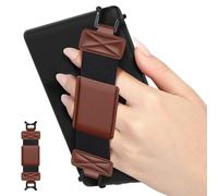 MoKo Soft Hand Strap for 6-8" Kindle eReaders Fire Tablet Kindle/Kobo/Voyaga/Lenovo/Sony Kindle E-Book Tablet, Black High-Elasticity Versatile Hand Strap Lightweight Finger Grip Holder, Vintage Twill