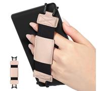 MoKo Soft Hand Strap for 6-8" Kindle eReaders Fire Tablet Kindle/Kobo/Voyaga/Sony Kindle E-Book Tablet, Black High-Elasticity Versatile Hand Strap Lightweight Finger Grip Holder, Rose Gold
