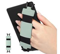 MoKo Soft Hand Strap for 6-8" Kindle eReaders & Fire Tablet - Compatible with Kobo/Voyage/Lenovo/Sony E-Book Readers, Lightweight Black High-Elasticity Finger Grip Holder, Mint Green