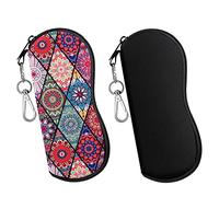 MoKo Soft Sunglasses Case, Neoprene Eyeglass Case PortablePouch,2 Pack