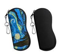 MoKo Soft Sunglasses Case, Neoprene Eyeglass Case PortablePouch,2 Pack