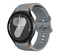 MoKo Sport Strap Compatible with Samsung Galaxy Watch 7 FE 6 5 4 Strap 40mm 44mm/Watch 6 4 Classic Strap 43mm 47mm 42mm 46mm/Watch 5 Pro Strap 45mm, No Gap Soft Silicone Band for Women Men, Space Grey