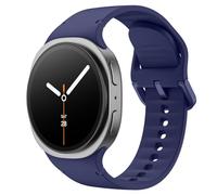 MoKo Sport Strap Compatible with Samsung Galaxy Watch 9/8/8 Classic | Colored Stitching, Soft Silicone, Waterproof & Breathable, for Galaxy Watch 9/8 40mm/44mm/8 Classic 46mm, for Men Women