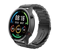 Moko Stainless Steel 22mm Watch Band - Compatible with Xiaomi Watch S4/S3/2/S2/Mi Watch, Replacement Strap, Black